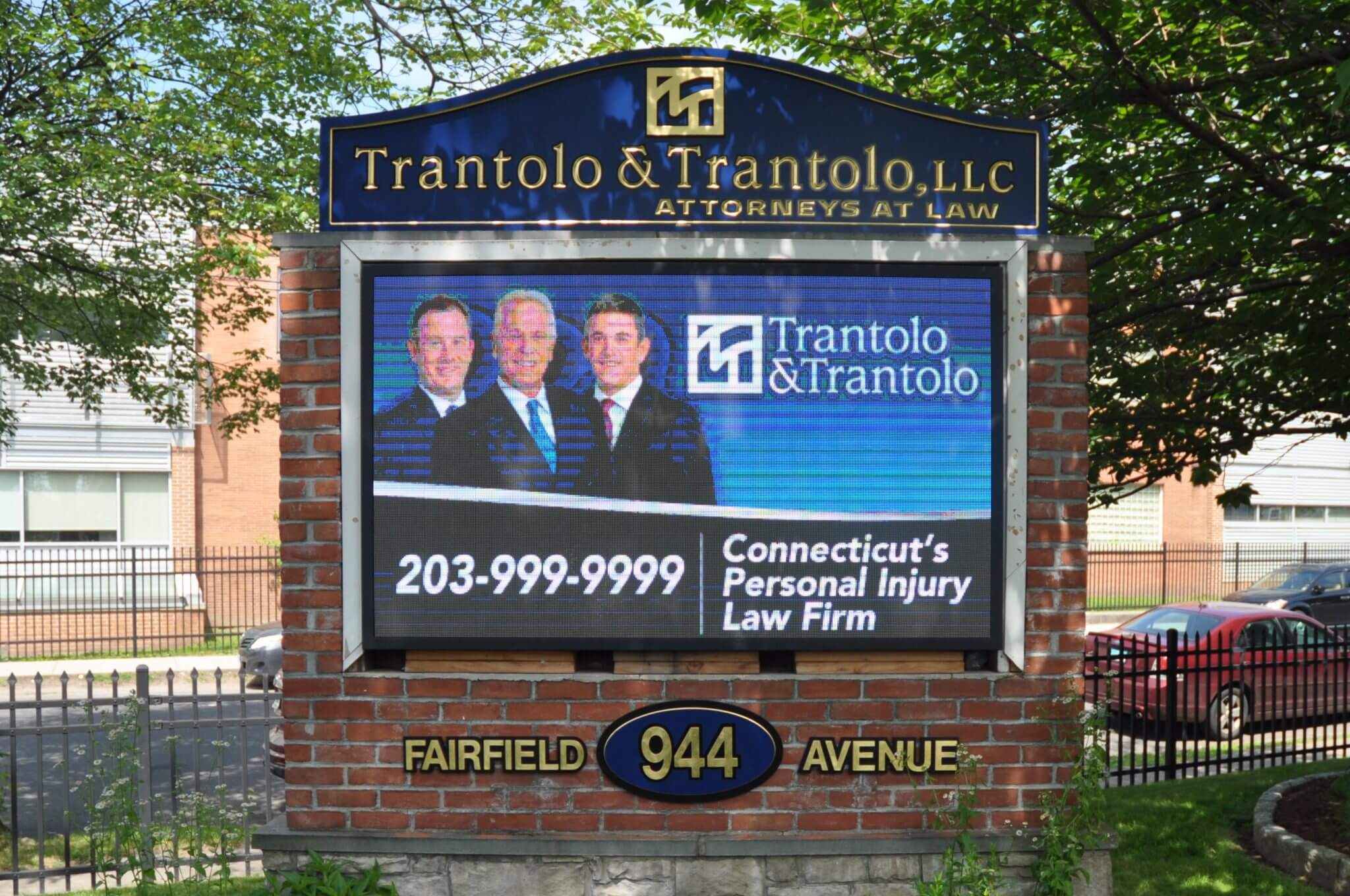 Trantolo & Trantolo Bridgeport office sign