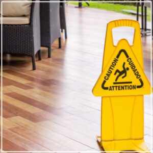 wet floor sign