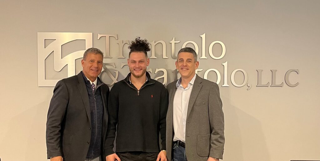 Client with Attorneys Carocci and Trantolo